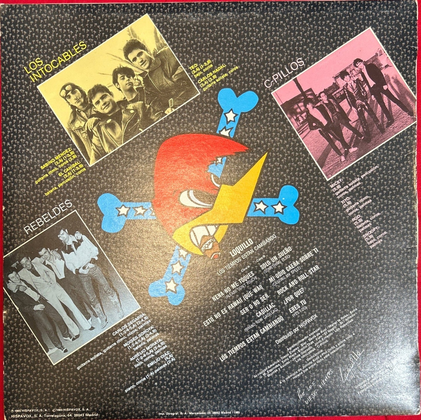 LP Loquillo ‎– Los Tiempos Estan Cambiando 2ª mano - DISCOS NAKASHA