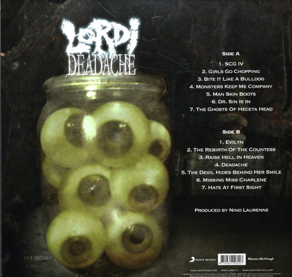 LP Lordi – Deadache Nuevo precintado - DISCOS NAKASHA