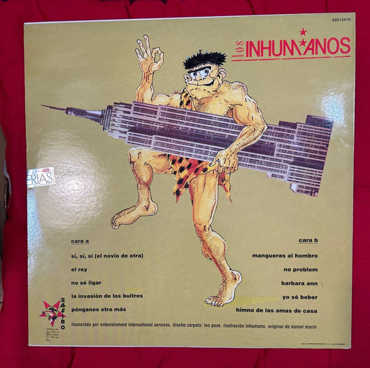 LP Los Inhumanos ‎– No Problem 2ª Mano - DISCOS NAKASHA