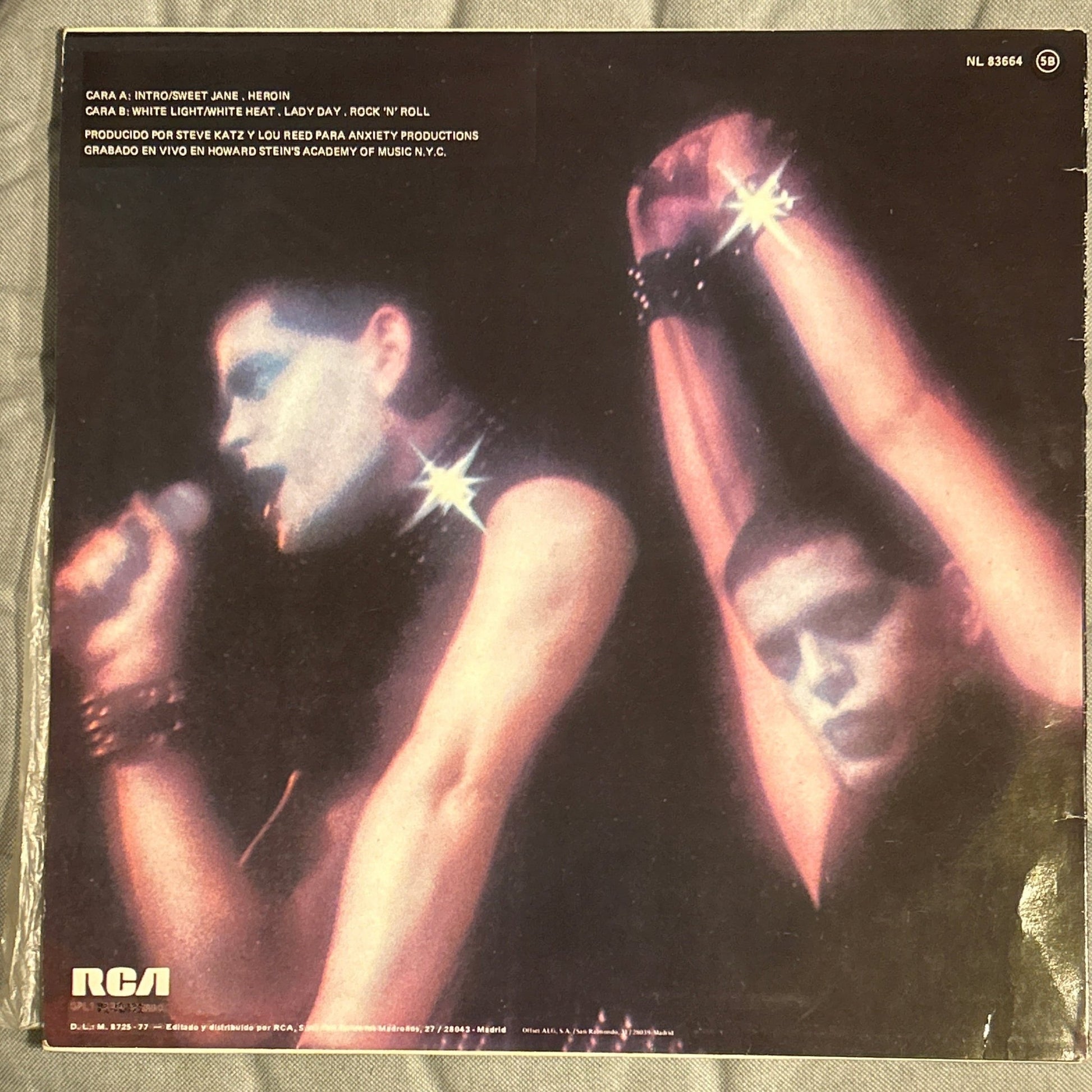 LP Lou Reed ‎– Rock N Roll Animal 2ª Mano - DISCOS NAKASHA