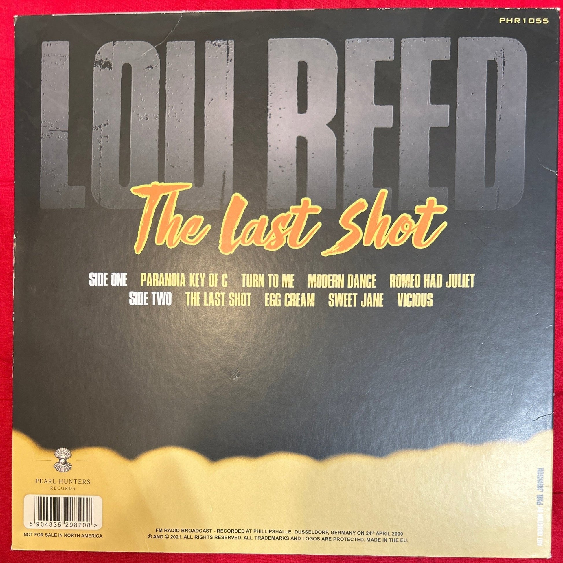LP Lou Reed – The Last Shot Live In Düsseldorf 2ª Mano - DISCOS NAKASHA