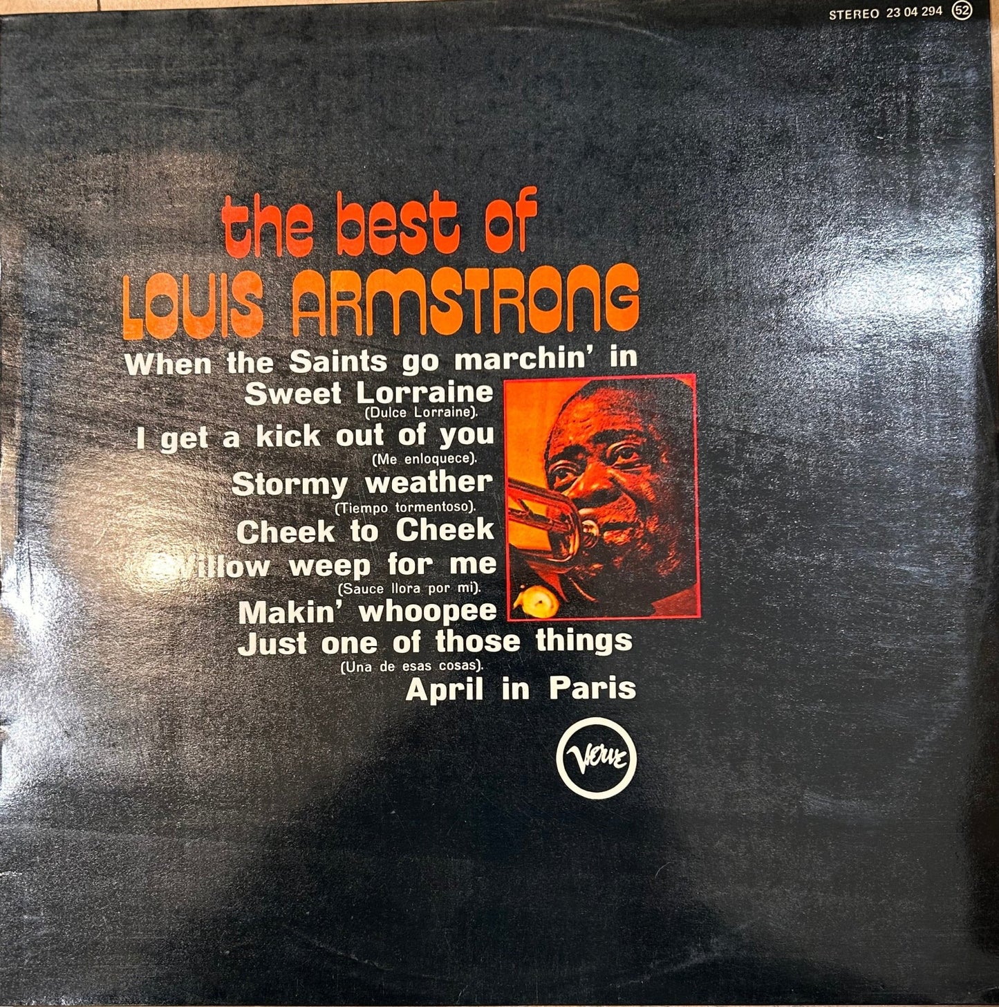 LP Louis Armstrong ‎– The Best Of Louis Armstrong Nuevo precintado - DISCOS NAKASHA