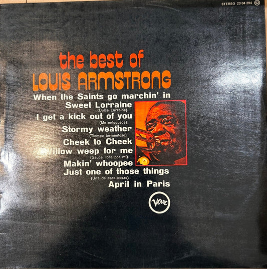 LP Louis Armstrong ‎– The Best Of Louis Armstrong Nuevo precintado - DISCOS NAKASHA