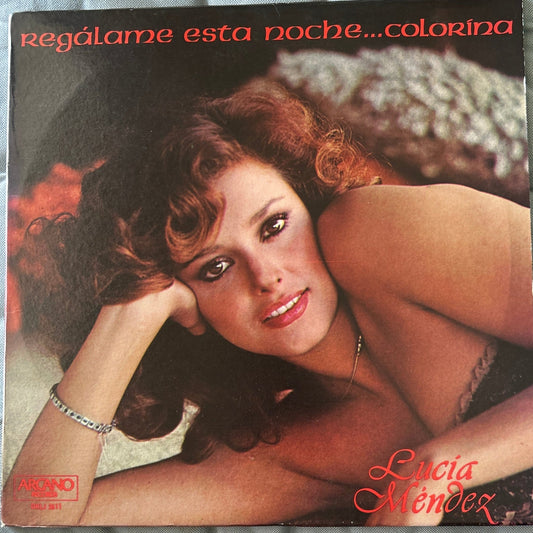 LP Lucia Mendez ‎– Regálame Esta Noche...Colorína 2ª Mano . - DISCOS NAKASHA