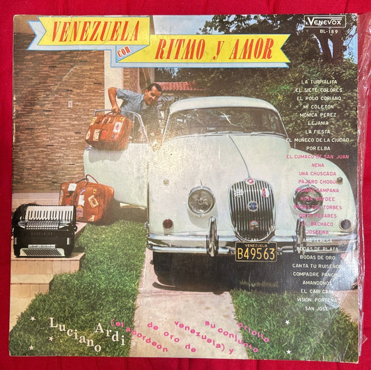 LP Luciano Ardi Y Su Conjunto Criollo ‎– Venezuela Con Ritmo Y Amor 2ª Mano - DISCOS NAKASHA