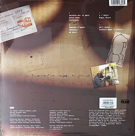 LP Ludovico Einaudi, Ballaké Sissoko – Diario Mali Nuevo precintado - DISCOS NAKASHA