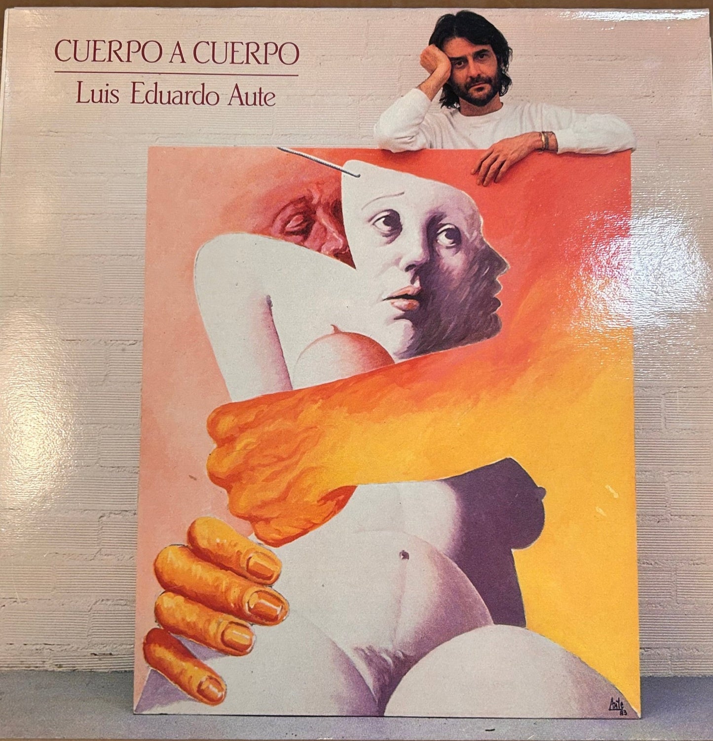 LP Luis Eduardo Aute ‎– Cuerpo A Cuerpo 2ª mano - DISCOS NAKASHA