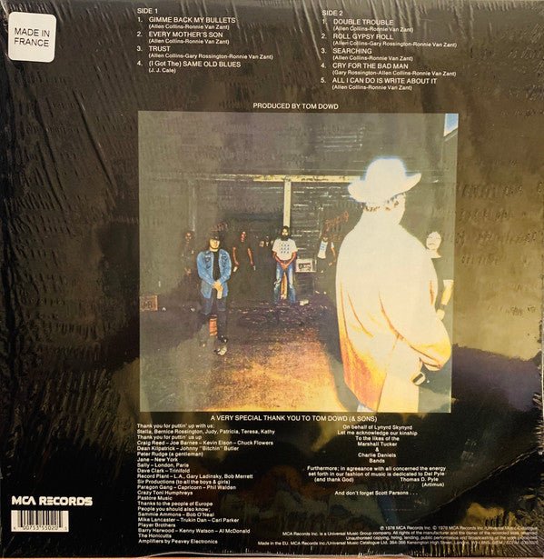 LP Lynyrd Skynyrd – Gimme Back My Bullets Nuevo precintado - DISCOS NAKASHA