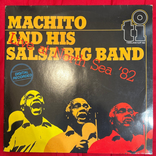 LP Machito And His Salsa Big Band ‎– Live At North Sea '82 2ª Mano - DISCOS NAKASHA