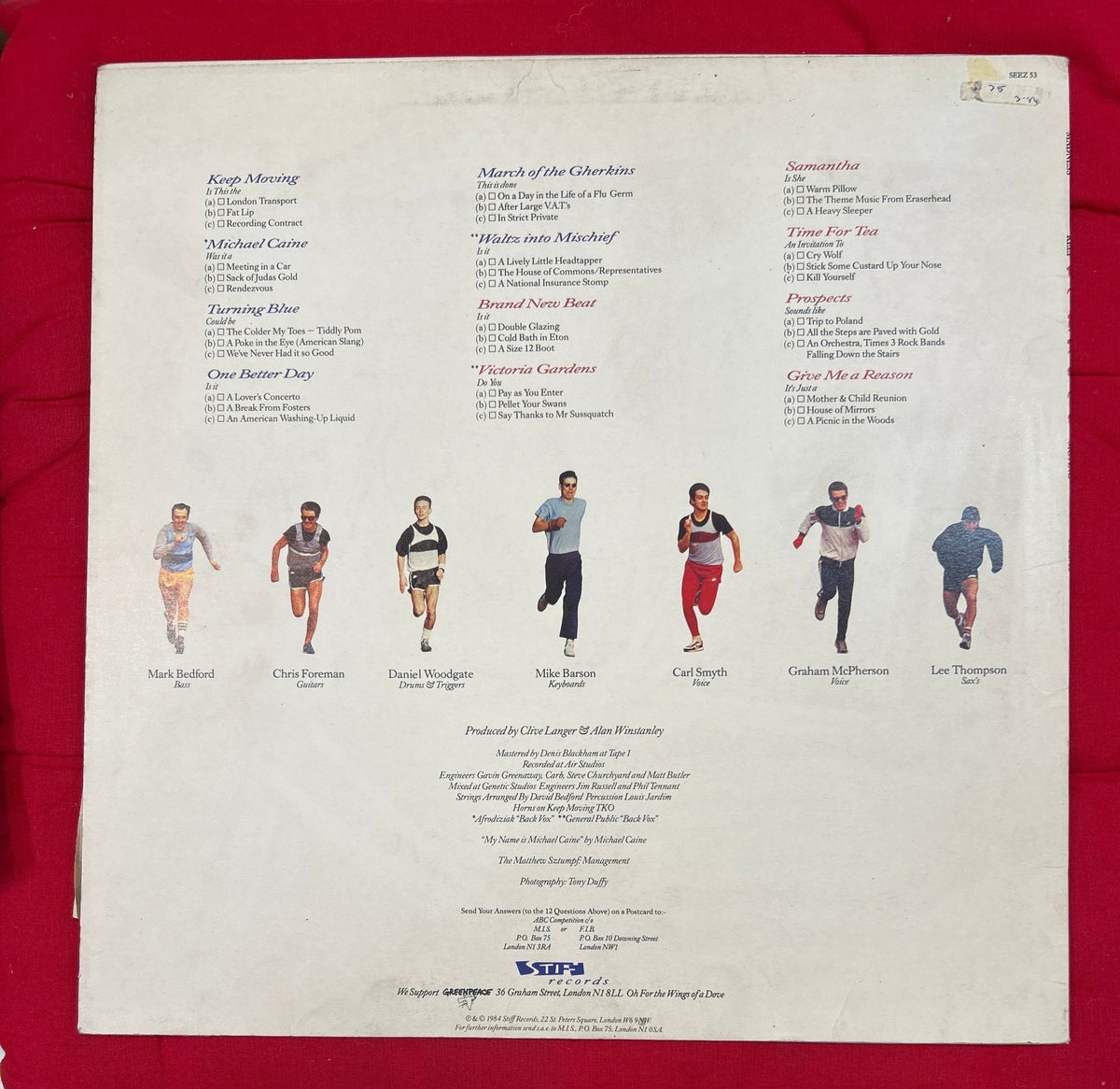 LP Madness ‎– Keep Moving 2ª Mano - DISCOS NAKASHA