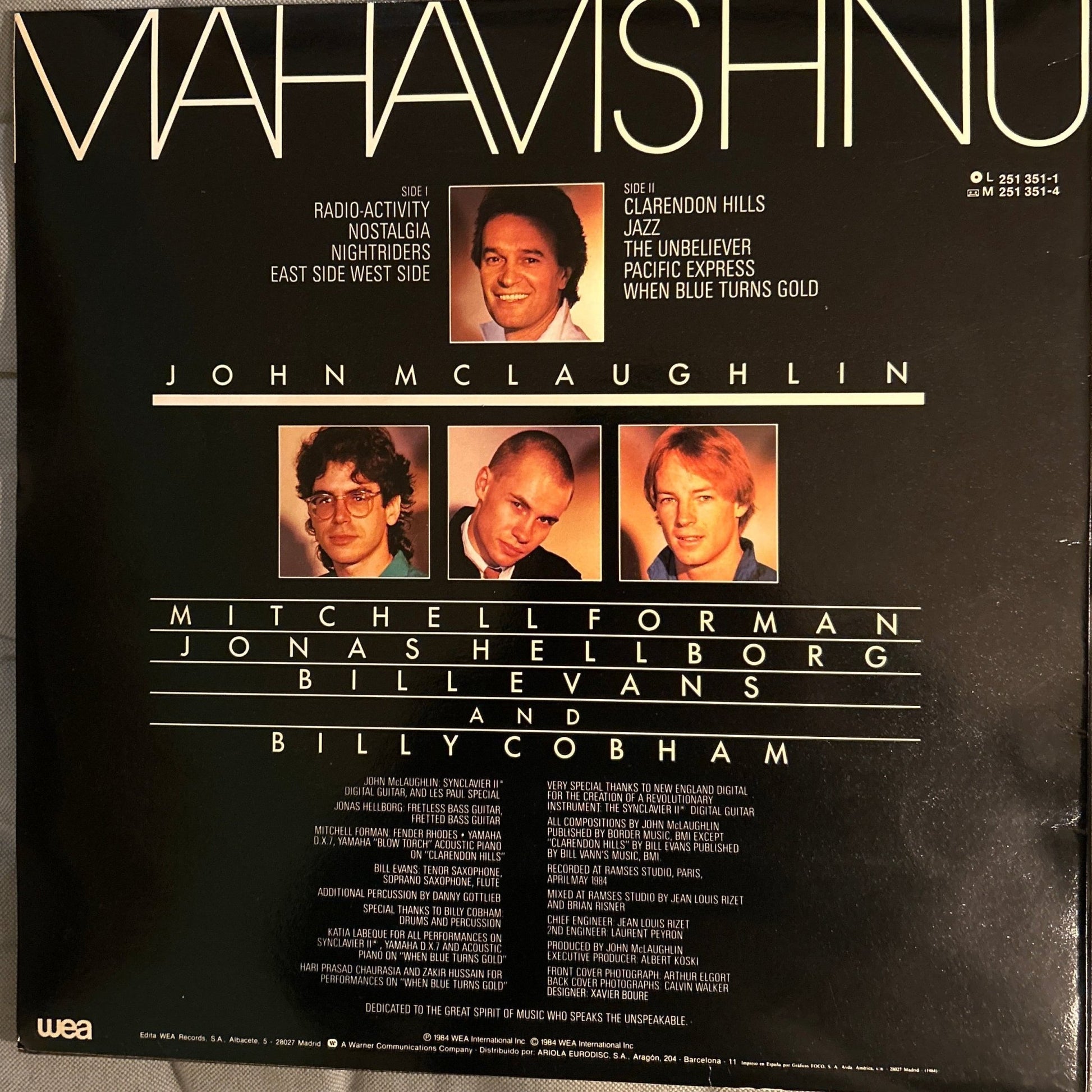 LP Mahavishnu ‎– Mahavishnu 2ª Mano - DISCOS NAKASHA