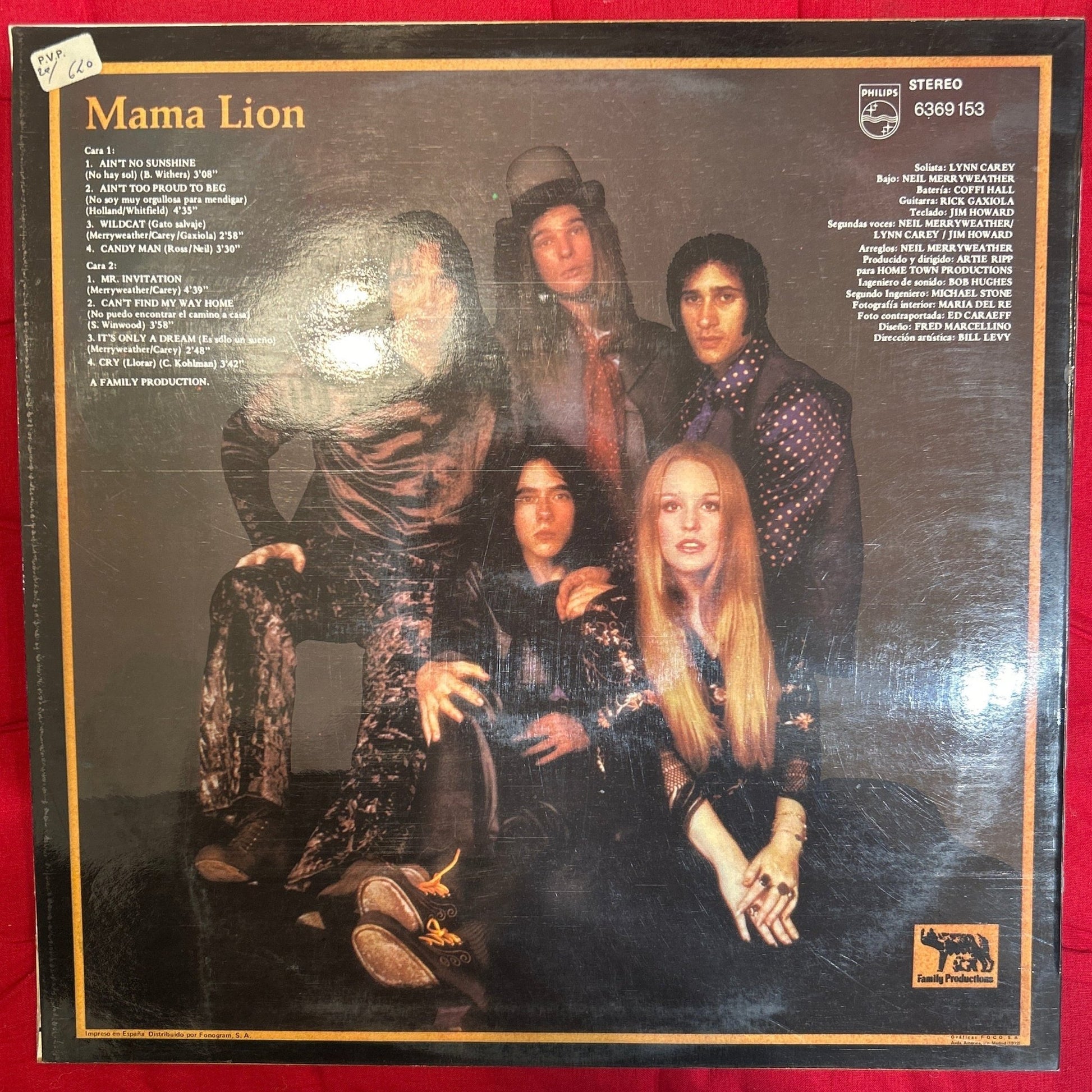 LP Mama Lion – Preserve Wildlife 2ª Mano - DISCOS NAKASHA