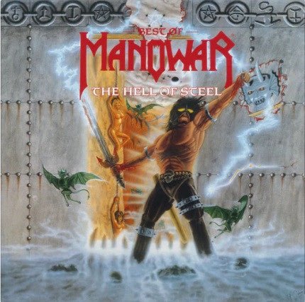 LP Manowar ‎– Best Of Manowar - The Hell Of Steel Nuevo precintado - DISCOS NAKASHA