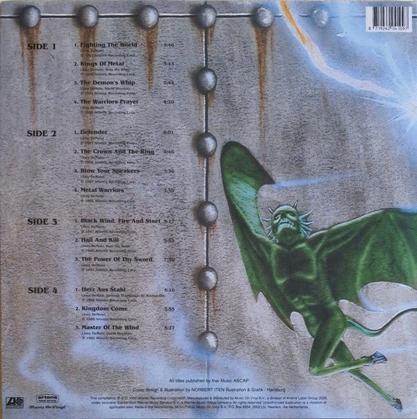 LP Manowar ‎– Best Of Manowar - The Hell Of Steel Nuevo precintado - DISCOS NAKASHA