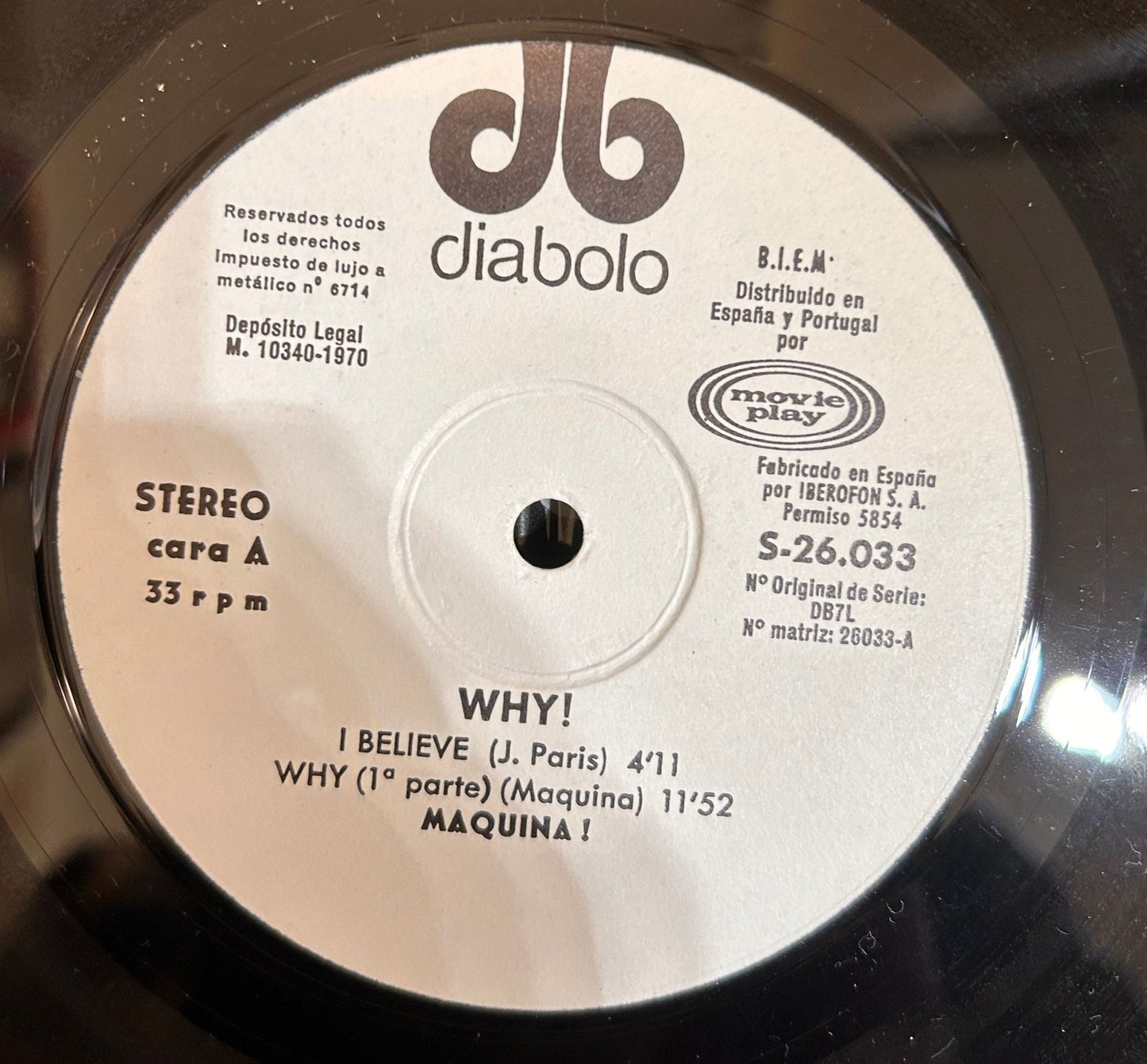 LP Maquina – Why? 2ª mano - DISCOS NAKASHA