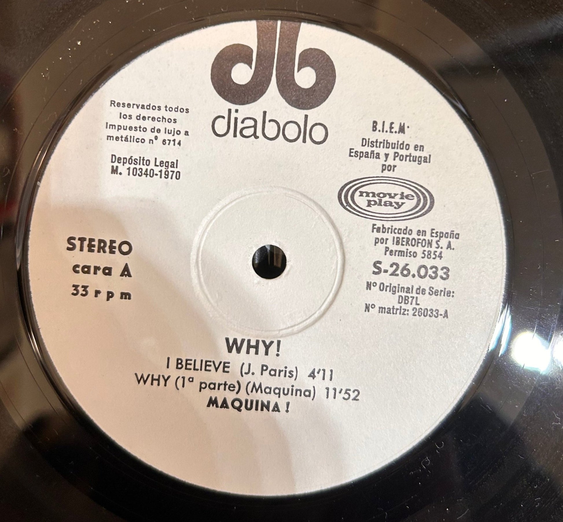 LP Maquina – Why? 2ª mano - DISCOS NAKASHA
