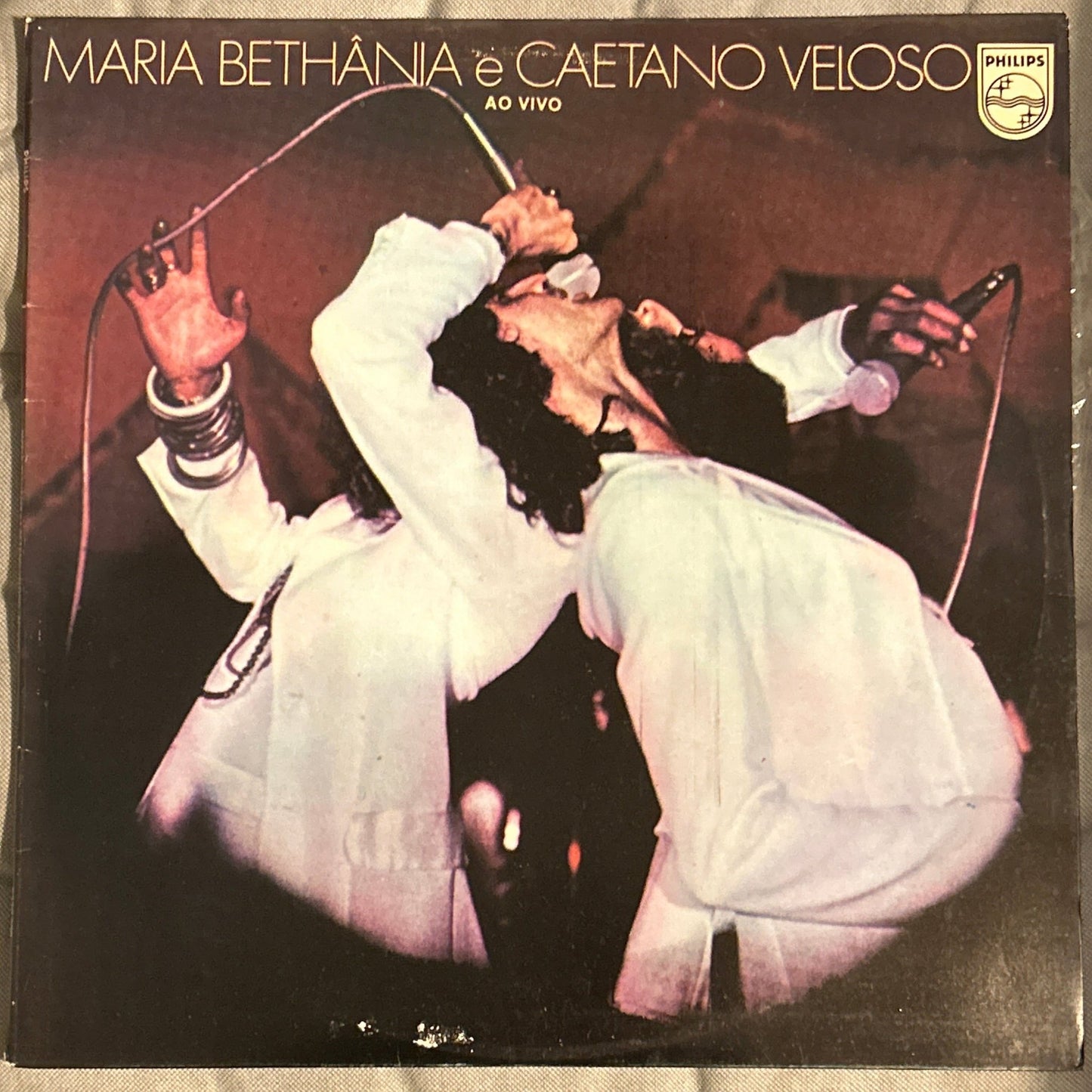 LP Maria Bethânia e Caetano Veloso ‎– Ao Vivo 2ª Mano - DISCOS NAKASHA