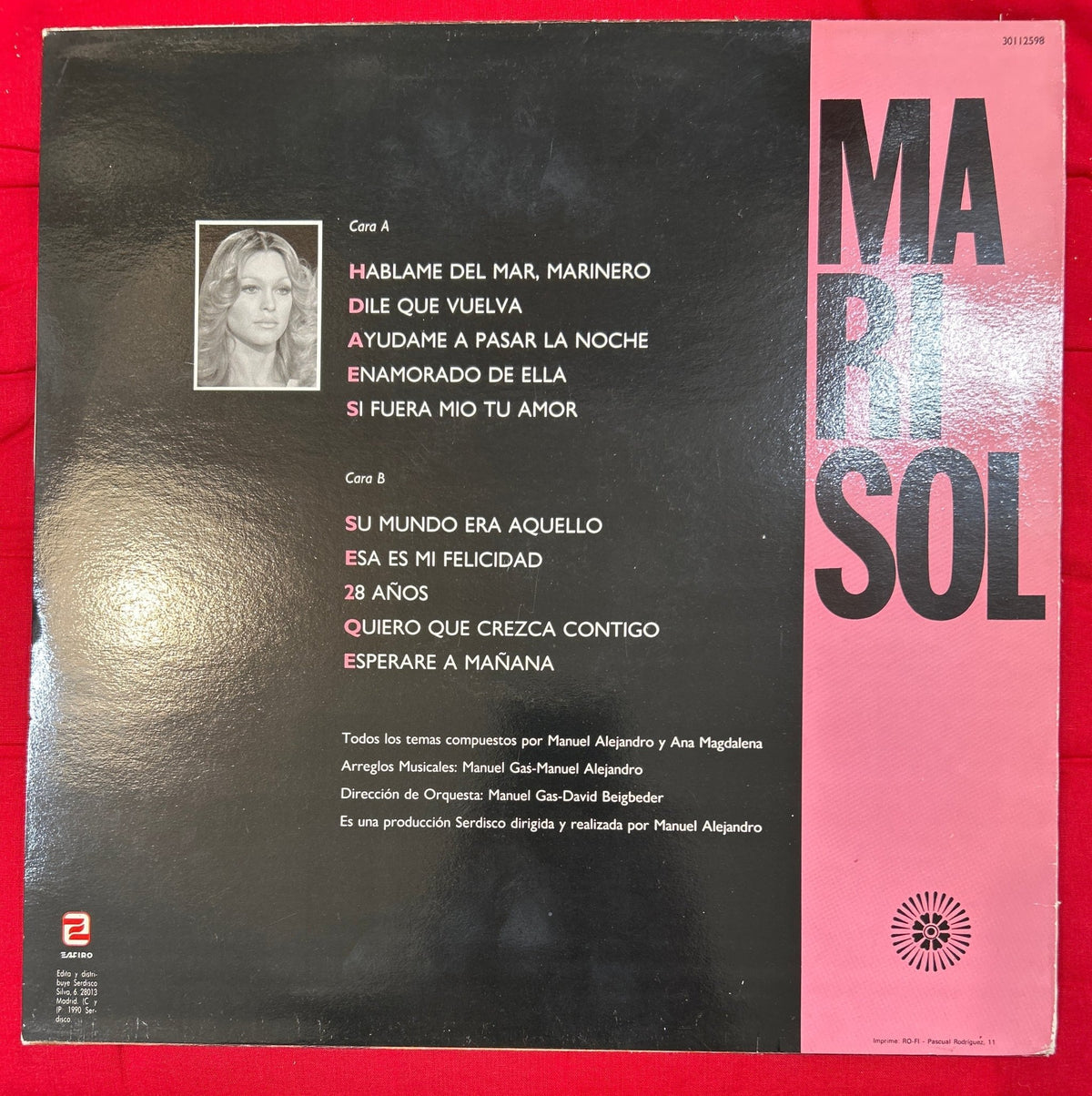LP Marisol – Háblame Del Mar Marinero 2ª Mano - DISCOS NAKASHA