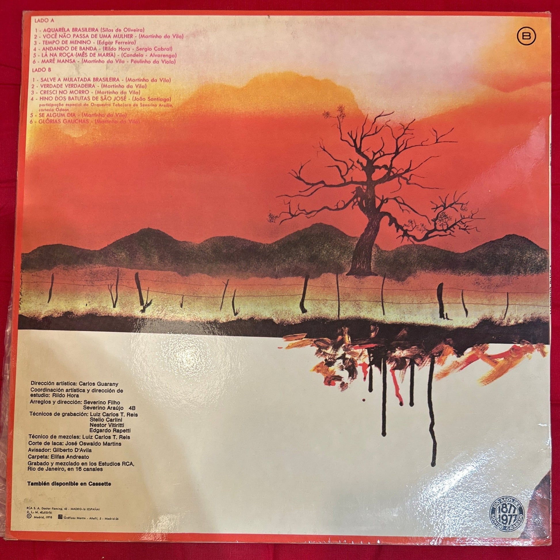 LP Martinho Da Vila – Maravilha De Cenário (Paisaje Maravilloso) 2ª Mano - DISCOS NAKASHA