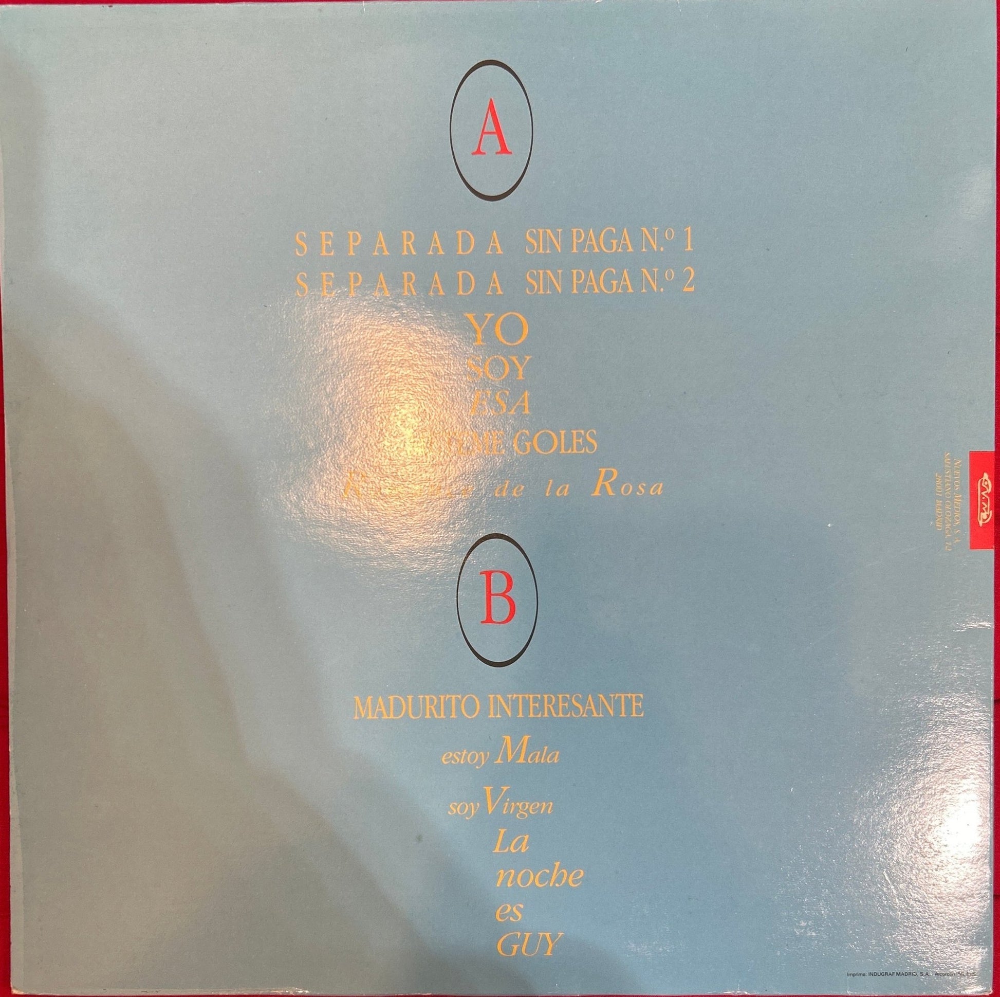 LP Martirio ‎– Estoy Mala 2ª Mano - DISCOS NAKASHA