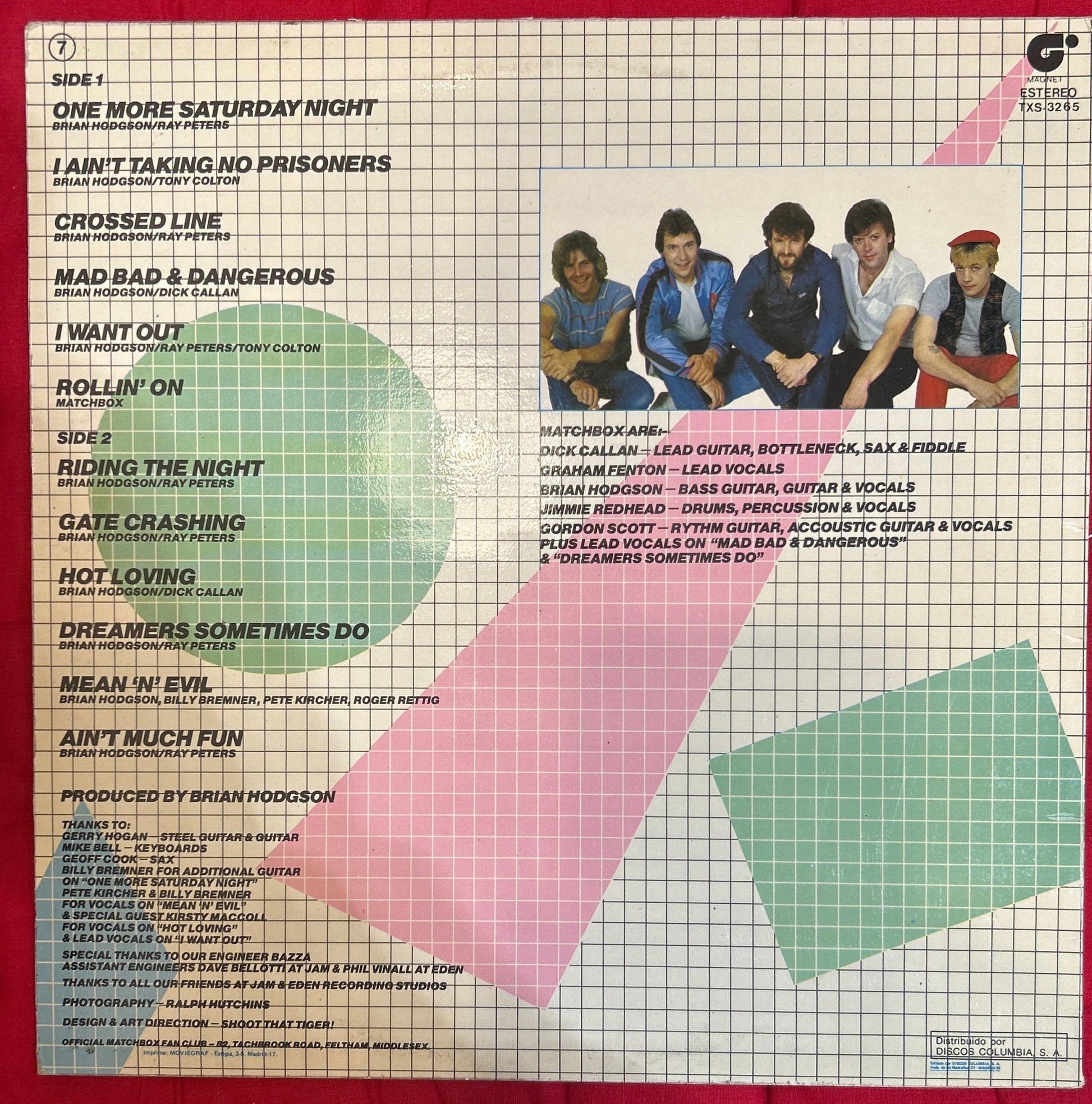 LP Matchbox ‎– Crossed Line 2ª Mano - DISCOS NAKASHA