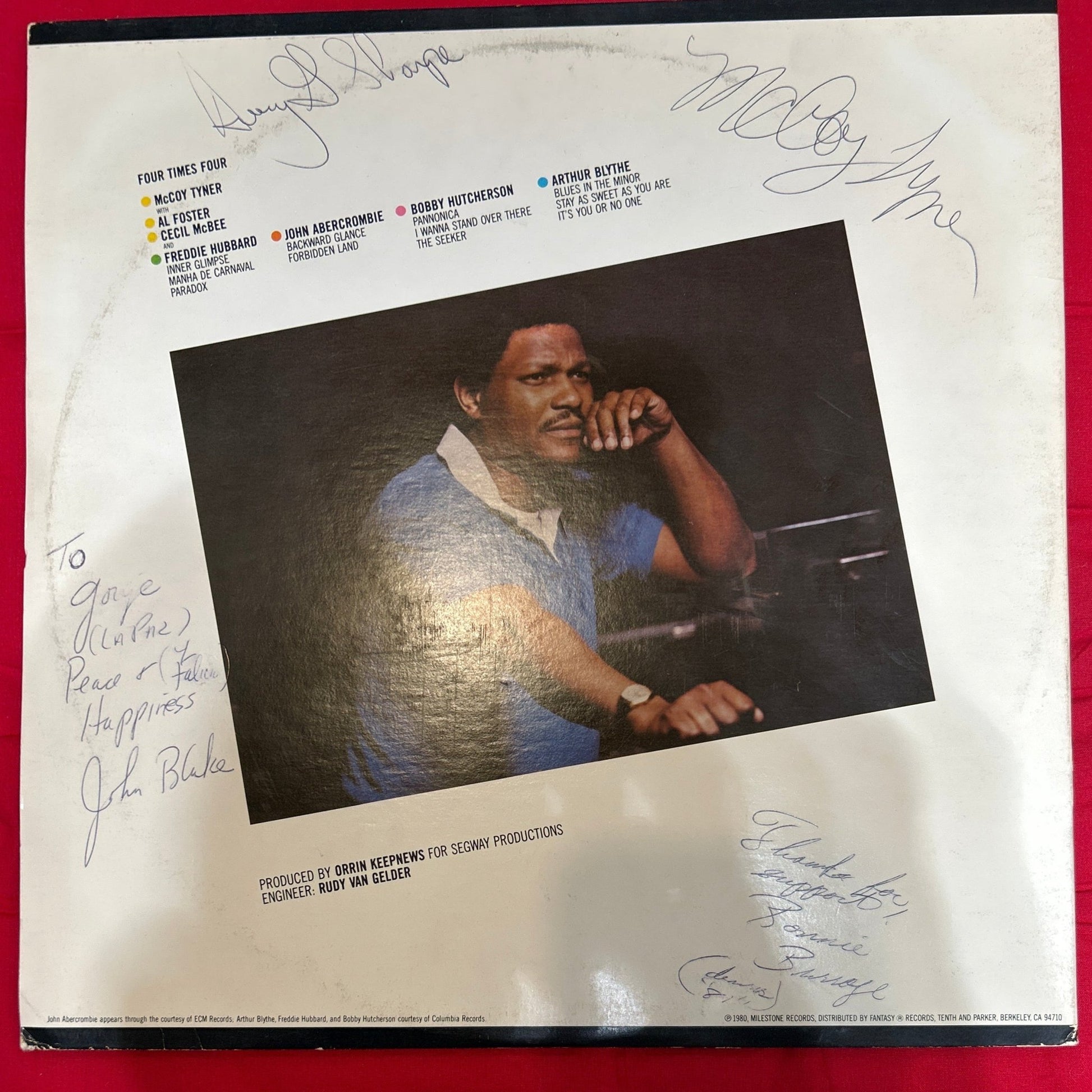 LP McCoy Tyner ‎– 4 X 4 2ª Mano - DISCOS NAKASHA