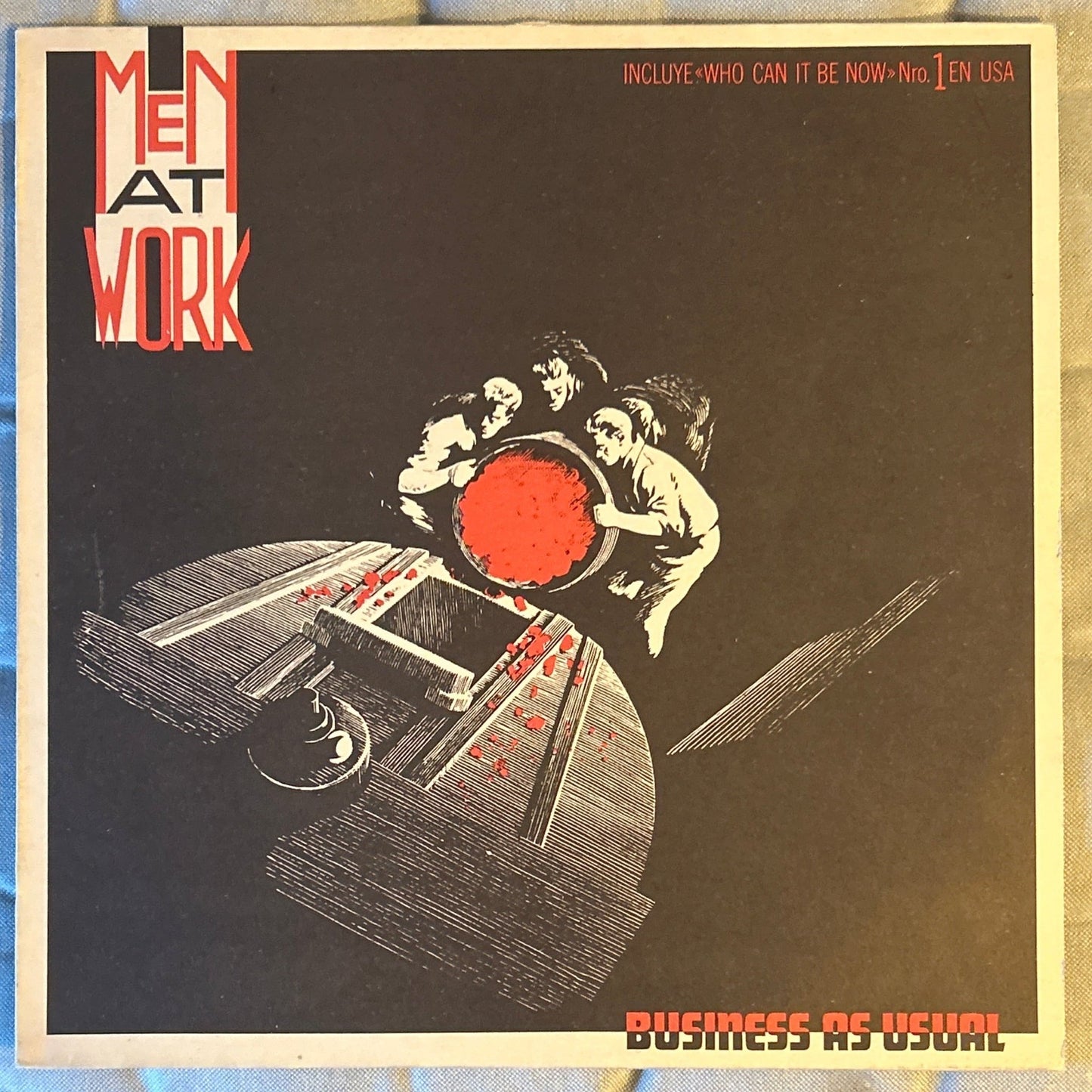LP Men At Work ‎– Business As Usual 2ª Mano - DISCOS NAKASHA