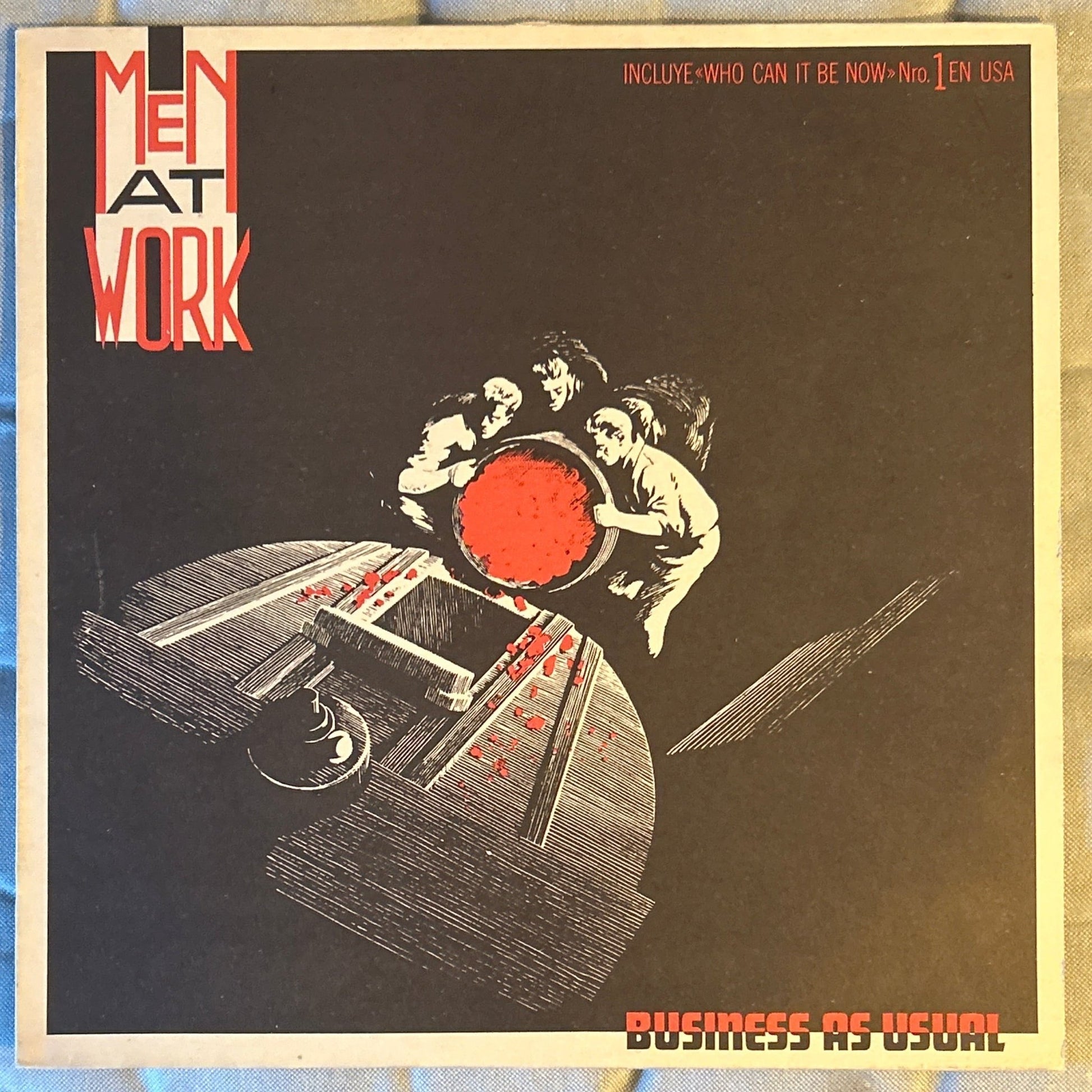 LP Men At Work ‎– Business As Usual 2ª Mano - DISCOS NAKASHA
