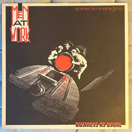 LP Men At Work ‎– Business As Usual 2ª Mano - DISCOS NAKASHA