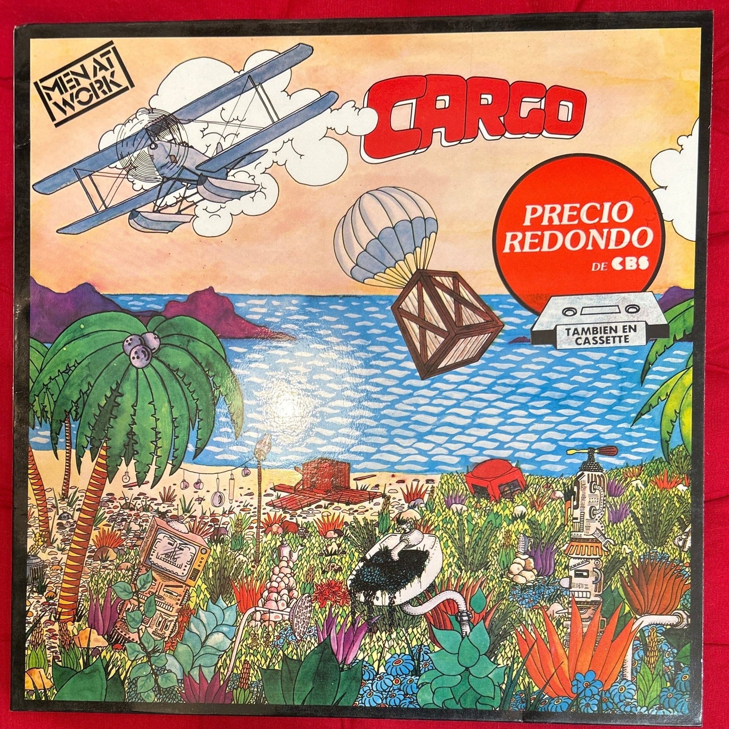LP Men At Work ‎– Cargo 2ª Mano - DISCOS NAKASHA