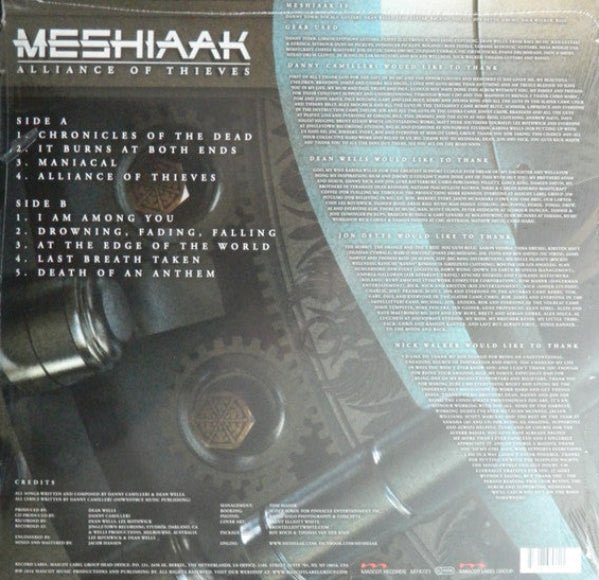LP Meshiaak – Alliance Of Thieves Nuevo precintado - DISCOS NAKASHA