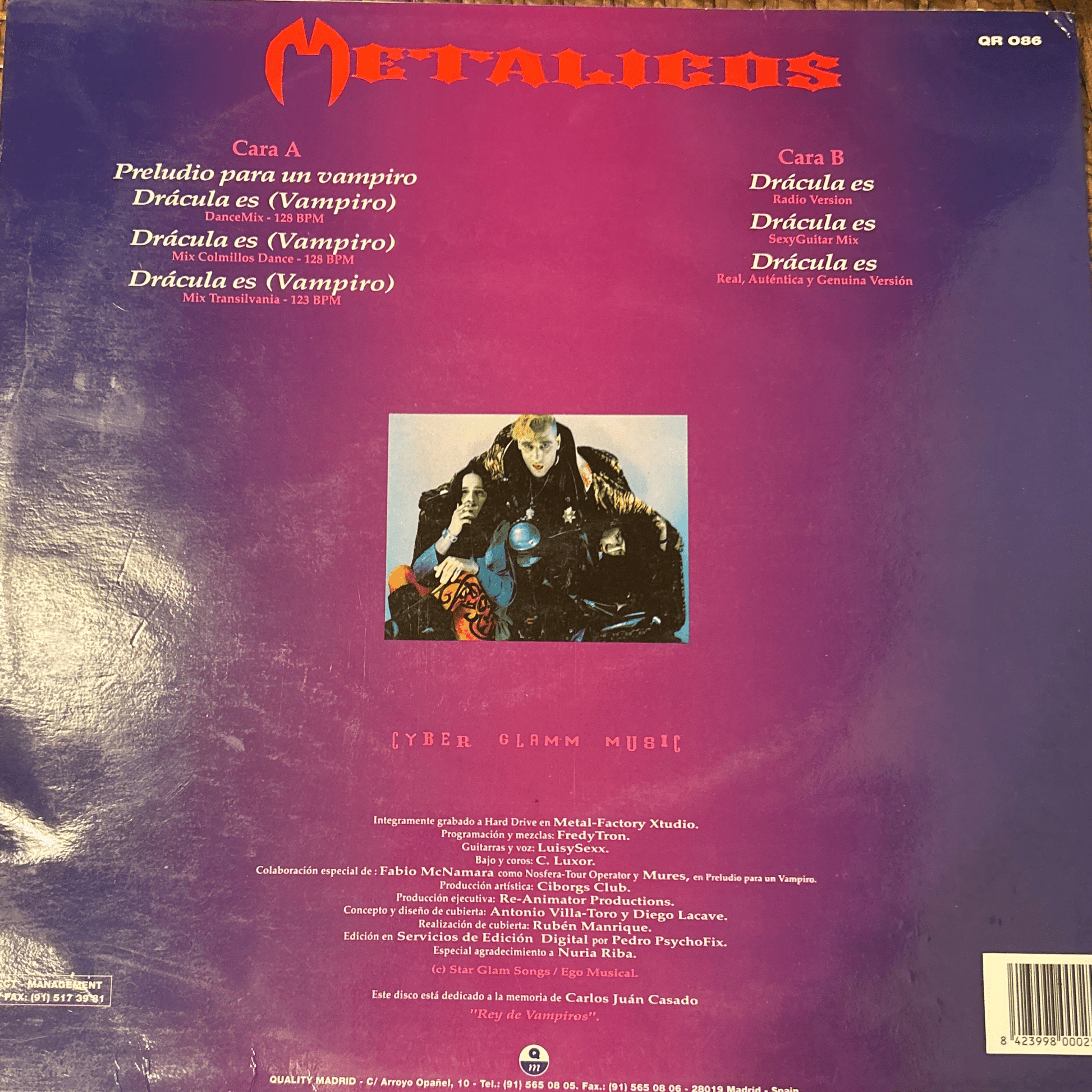 LP Metalicos ‎– Drácula Es 2ª Mano - DISCOS NAKASHA