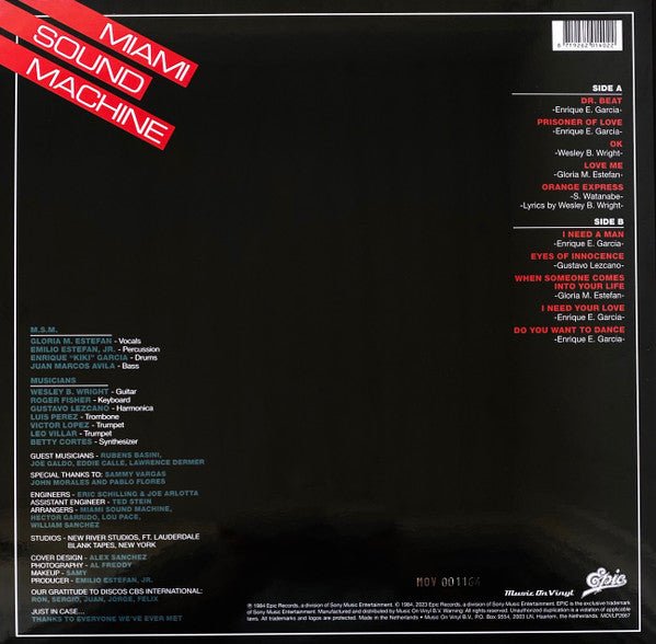 LP Miami Sound Machine – Eyes Of Innocence Nuevo precintado - DISCOS NAKASHA