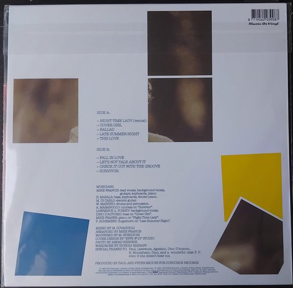 LP Mike Francis – Let's Not Talk About It Nuevo precintado - DISCOS NAKASHA