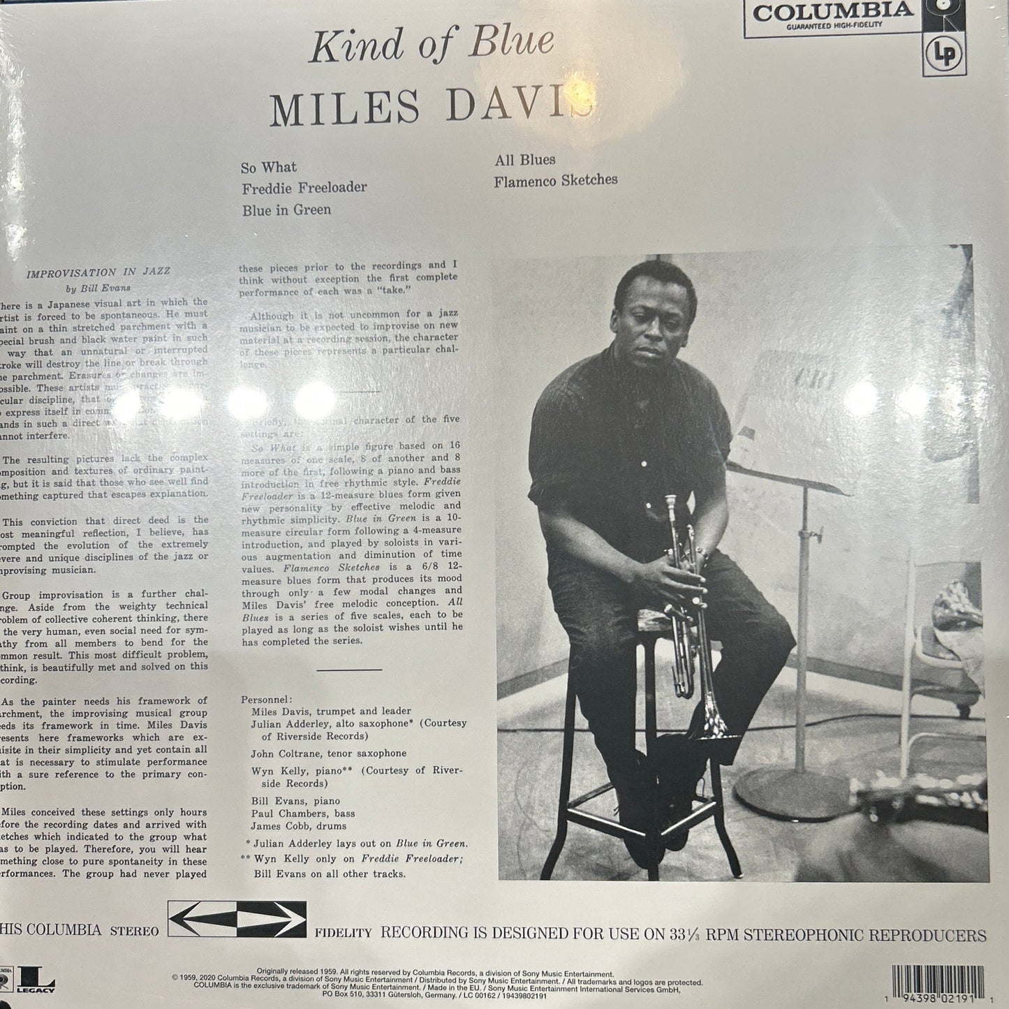 LP Miles Davis - Kind of Blue Nuevo precintado - DISCOS NAKASHA
