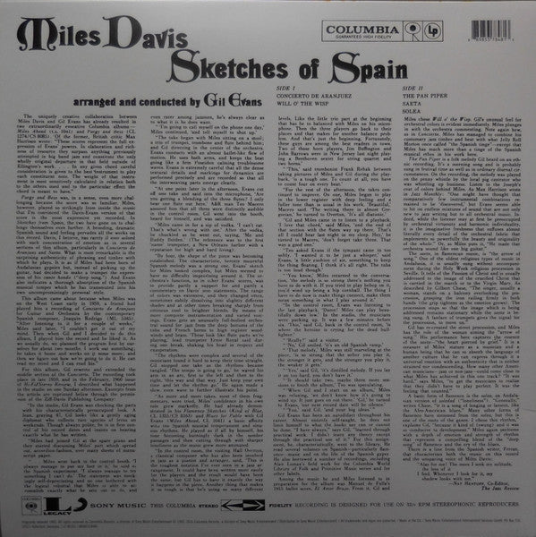 LP Miles Davis – Sketches Of Spain Nuevo precintado - DISCOS NAKASHA