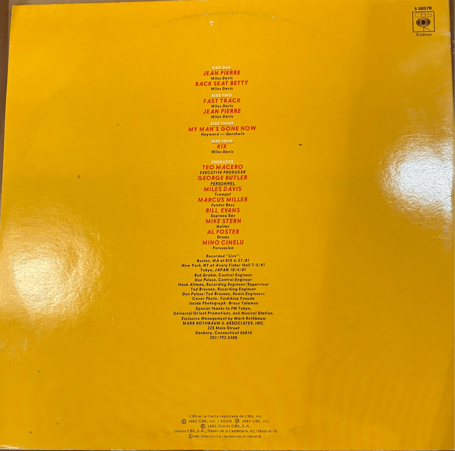 LP Miles Davis ‎– We Want Miles 2ª Mano - DISCOS NAKASHA
