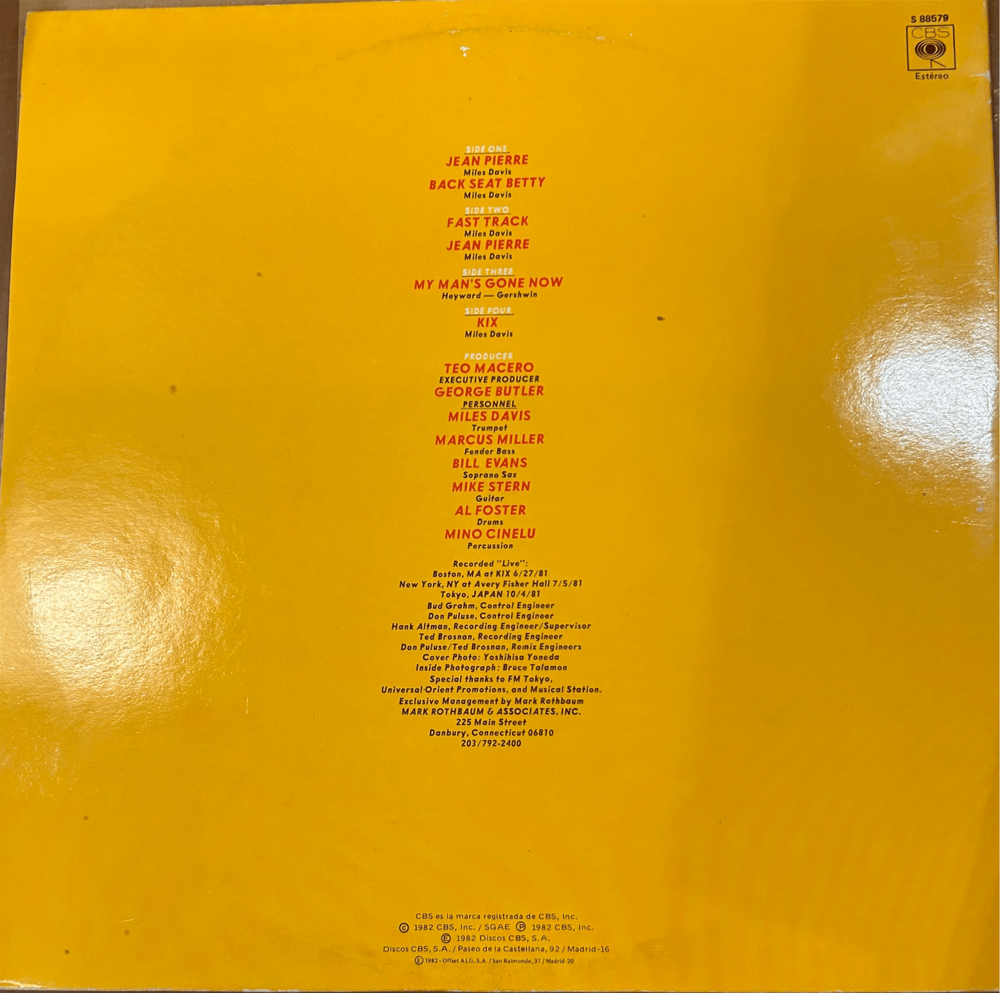 LP Miles Davis ‎– We Want Miles 2ª Mano - DISCOS NAKASHA
