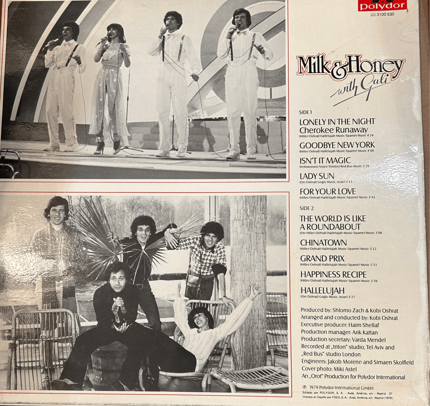 LP Milk & Honey With Gali – Milk & Honey With Gali 2ª Mano (Producto exclusivo recogida en tienda) - DISCOS NAKASHA
