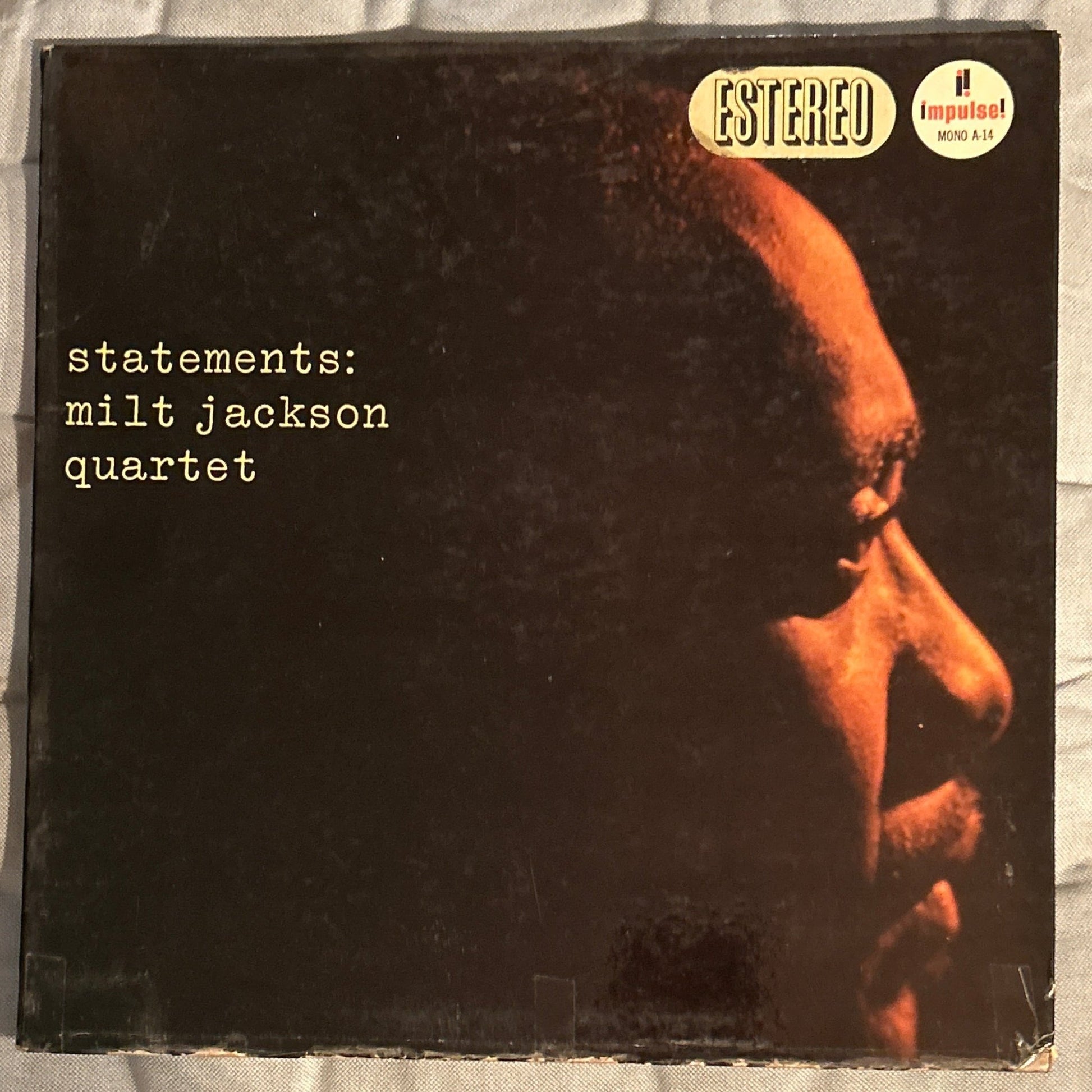 LP Milt Jackson Quartet ‎– Statements 2ª Mano - DISCOS NAKASHA