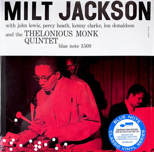 LP Milt Jackson With John Lewis, Percy Heath, Kenny Clarke, Lou Donaldson And The Thelonious Monk Quintet – Milt Jackson With John Lewis, Percy Heath, Kenny Clarke, Lou Donaldson And The Thelonious Monk Quintet Nuevo precintado - DISCOS NAKASHA