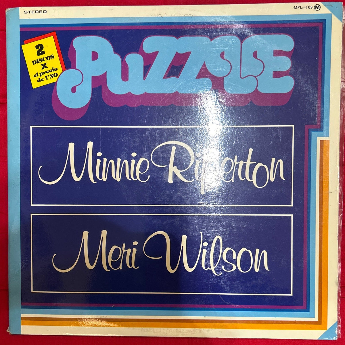 LP Minnie Riperton / Meri Wilson ‎– Puzzle: Come To My Garden / First Take 2ª Mano - DISCOS NAKASHA