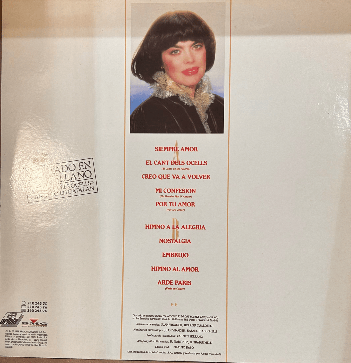 LP Mireille Mathieu ‎– Embrujo 2ª Mano (Producto exclusivo recogida en tienda) - DISCOS NAKASHA