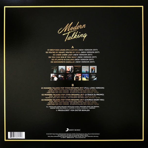 LP Modern Talking – Back For Gold - The New Versions Nuevo precintado - DISCOS NAKASHA