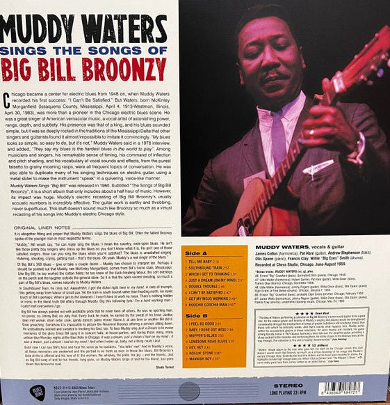 LP Muddy Waters – Muddy Waters Sings The Songs Of Big Bill Broonzy Nuevo precintado - DISCOS NAKASHA