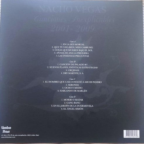 LP Nacho Vegas – Canciones Inexplicables (2001 - 2009) Nuevo precintado - DISCOS NAKASHA