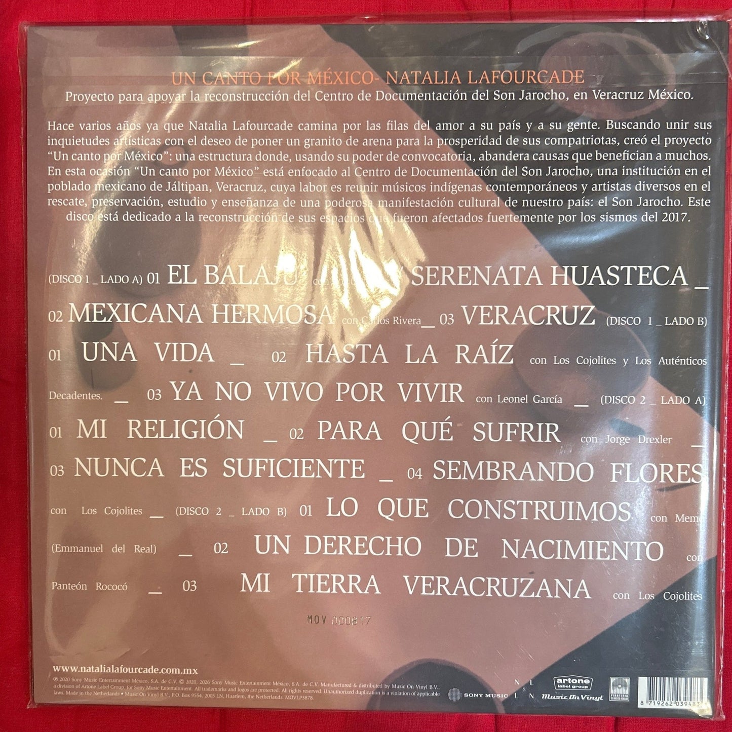 LP Natalia Lafourcade – Un Canto Por México, Vol. 1 Nuevo precintado - DISCOS NAKASHA