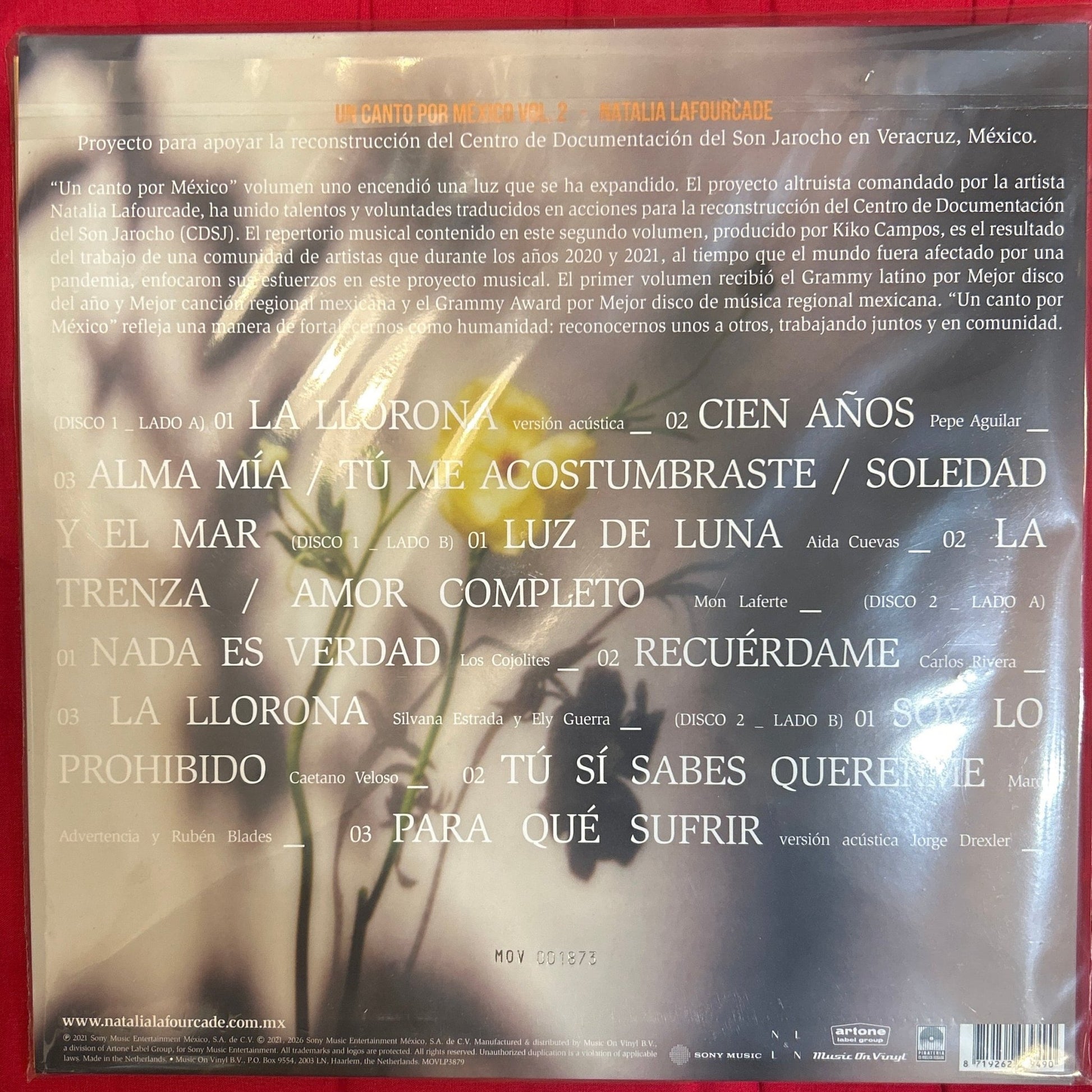 LP Natalia Lafourcade – Un Canto por México, Vol. 2 Nuevo precintado - DISCOS NAKASHA