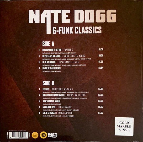 LP Nate Dogg ‎– G - Funk Classics Nuevo precintado - DISCOS NAKASHA