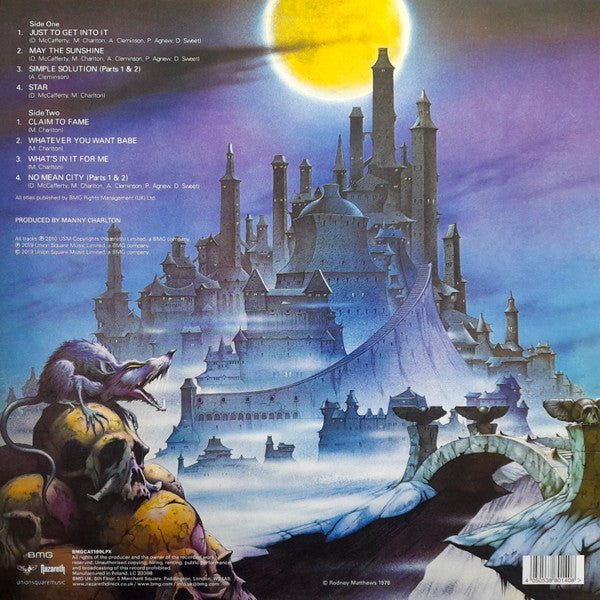 LP Nazareth ‎– No Mean City Nuevo precintado - DISCOS NAKASHA